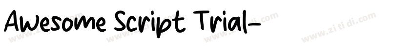 Awesome Script Trial字体转换